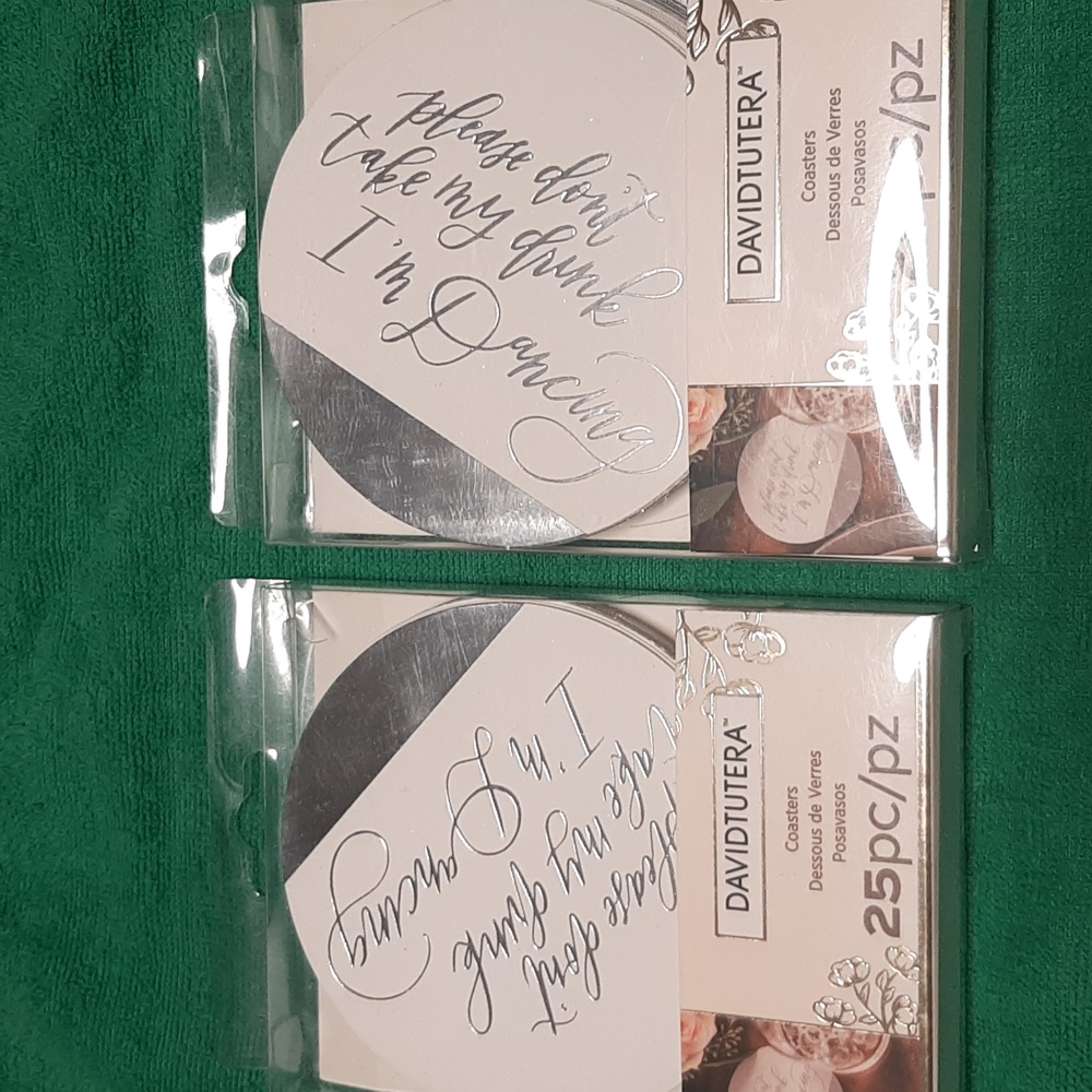 David Tutera Wedding Coasters